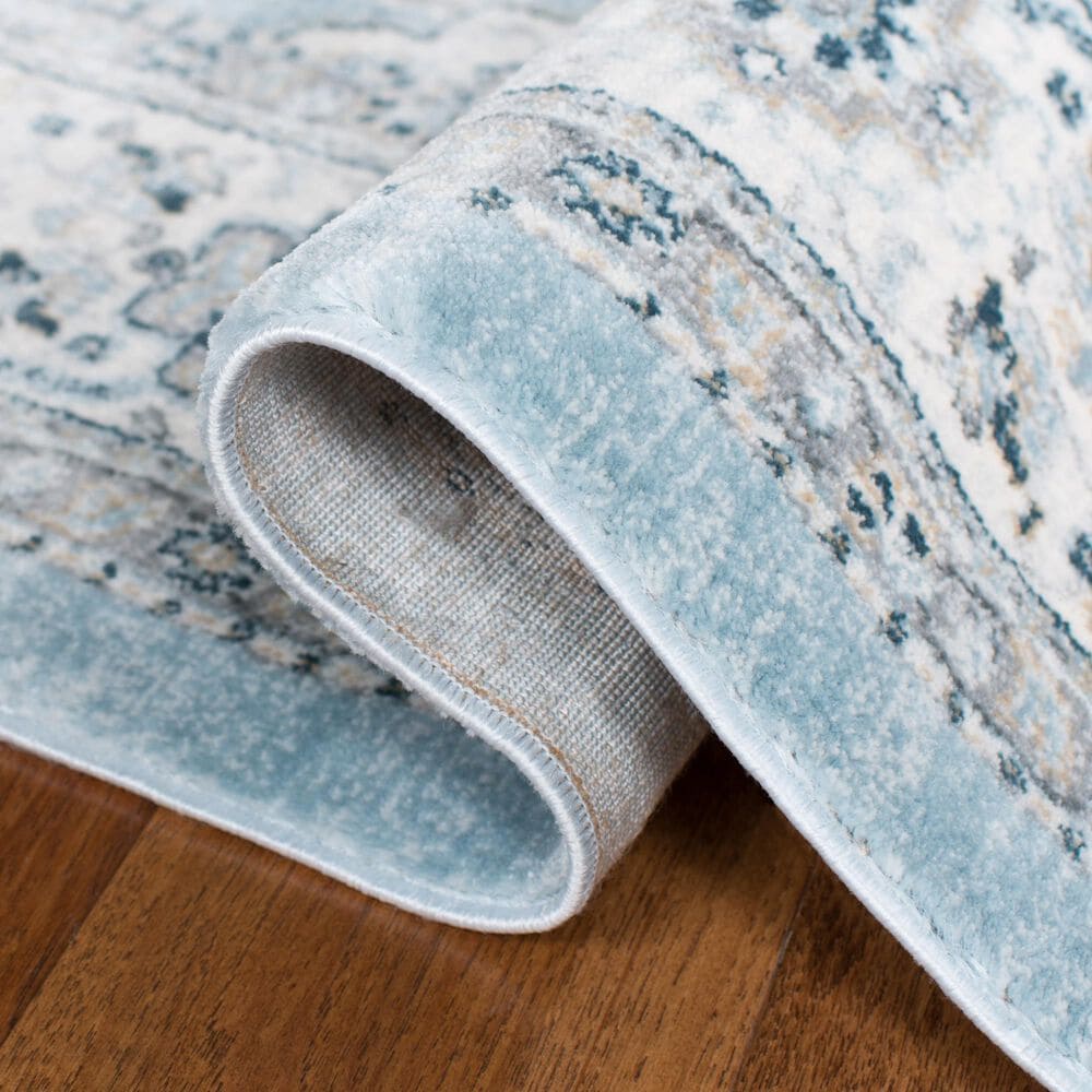 Safavieh Isabella 4&#39; x 6&#39; Blue and Creme Area Rug, , large