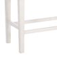 Linon Home Decor Marcum Counter Bench with Grey Cushion in Cream, , large