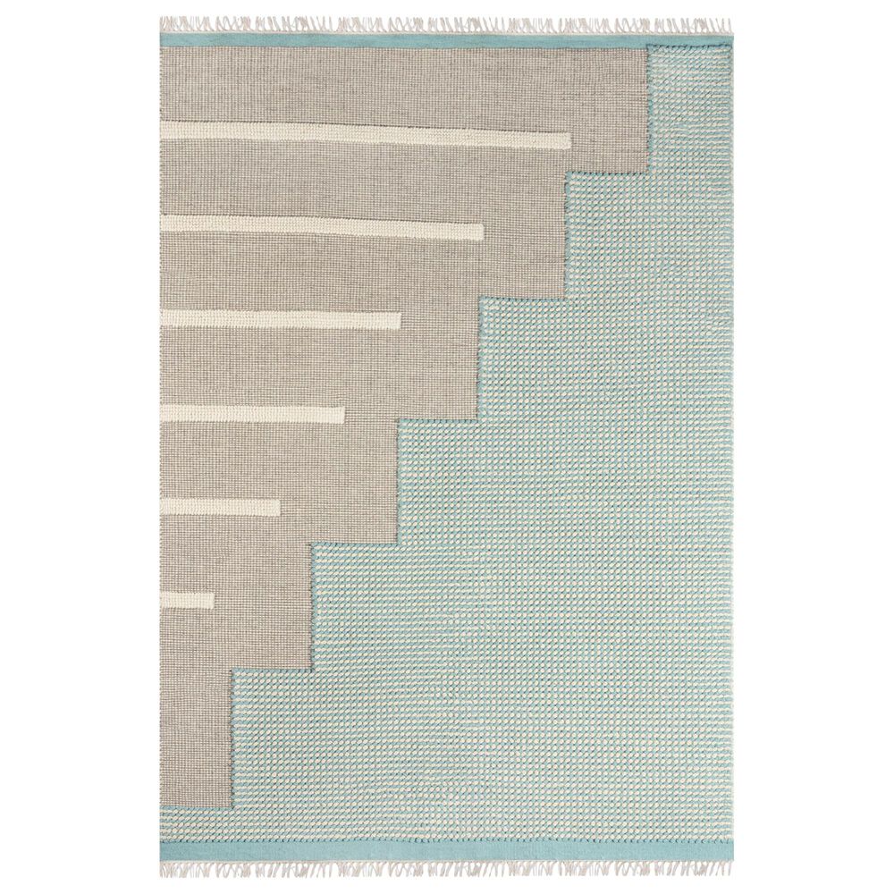 Novogratz Karl KRL-1 7"9" x 9"9" Blue Area Rug, , large
