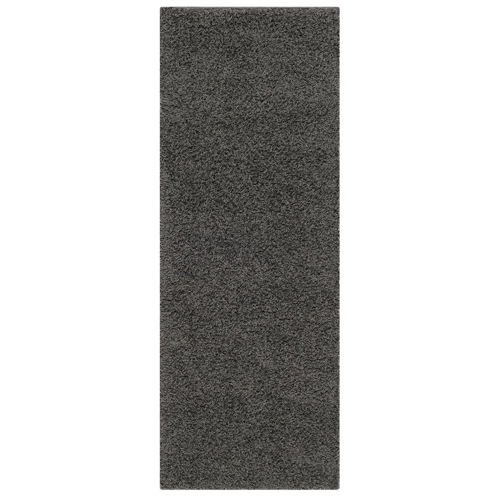Safavieh Athens Shag SGA119C-28 2"3" x 8" Dark Grey Runner, , large