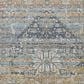 Amer Rugs Prairie 3"6" x 5"6" Denim and Orange Area Rug, , large