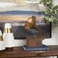 Maple and Jade 17" Music Decorative Gramophone in Copper and Brown, , large