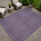 Dalyn Rug Company Soft Essentials Solid Plum 8" x 10" Area Rug, , large