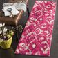 Safavieh Monaco MNC242D-28 2"2" x 8" Fuchsia/Cream Runner, , large