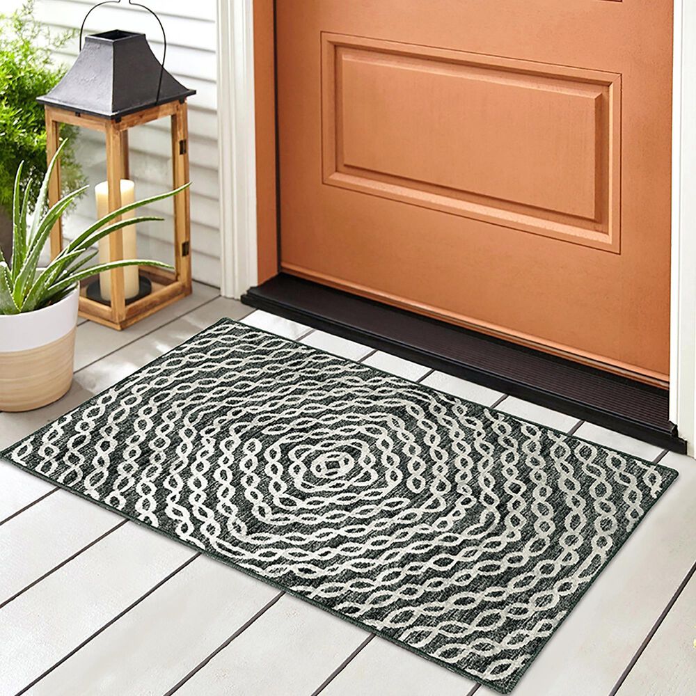Dalyn Rug Company Brisbane BR3 1&#39;8&quot; x 2&#39;6&quot; Midnight Area Rug, , large