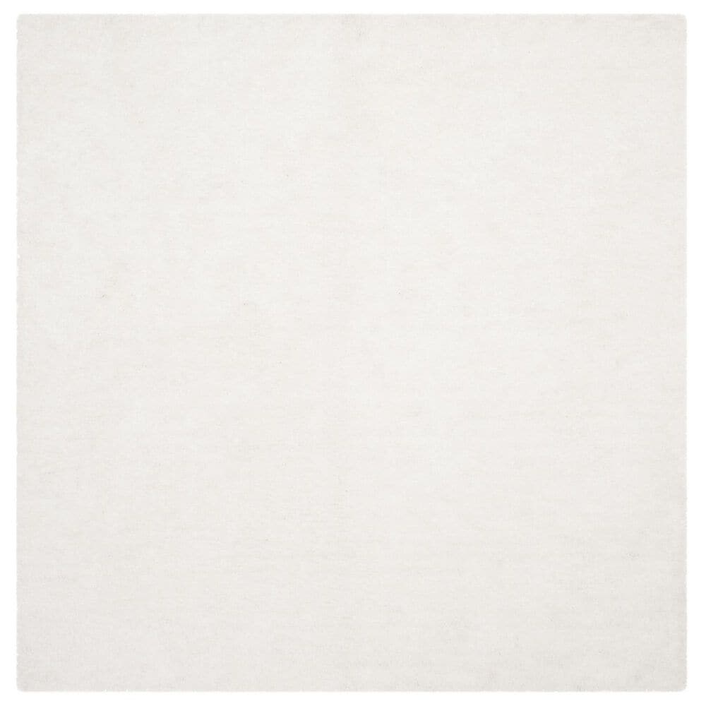 Safavieh Sheep Shag SSG120B 6" Square Ivory Area Rug, , large