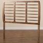 Baxton Studio Carolyn Full Slat Headboard in Ash Walnut, , large