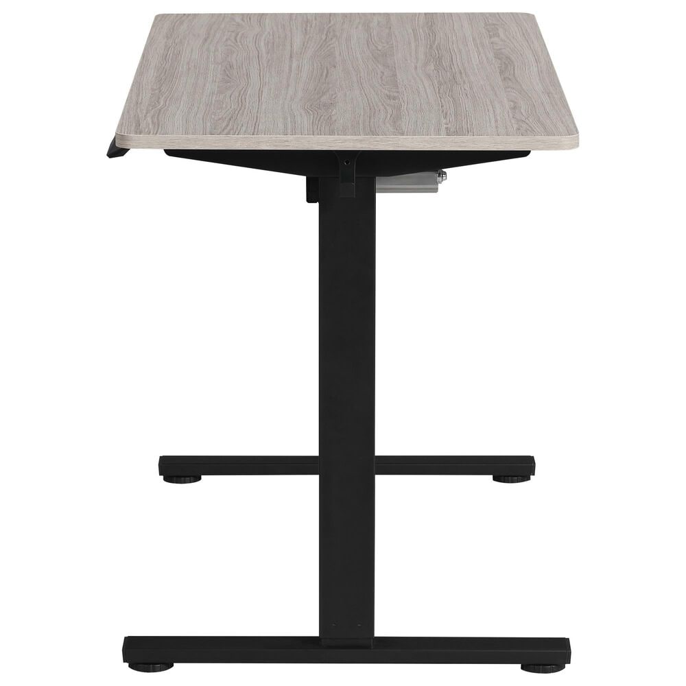 OSP Home Primo 48&quot; Electric Sit and Stand Desk in Black and Light Gray, , large