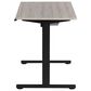 OSP Home Primo 48" Electric Sit and Stand Desk in Black and Light Gray, , large