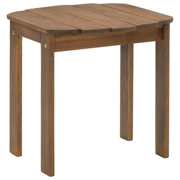 Linon Home Decor Adirondack End Table in Brown, , large