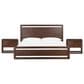 Urban Home Sol Queen Platform Panel Bed with Two Nightstands in Brown Spice, , large