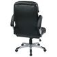 OSP Home Executive Bonded Leather Chair with Black Cushion, , large