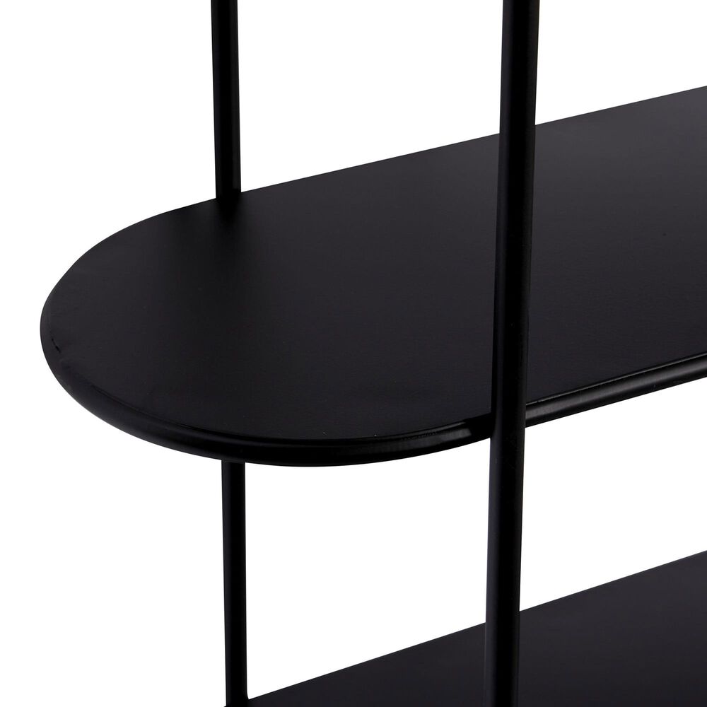 Maple and Jade 28&quot; Wall Shelf in Matte Black, , large