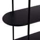 Maple and Jade 28" Wall Shelf in Matte Black, , large