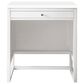 James Martin Vanities Athens 30" Makeup Counter in Glossy White with 3 cm White Zeus Quartz Top, , large