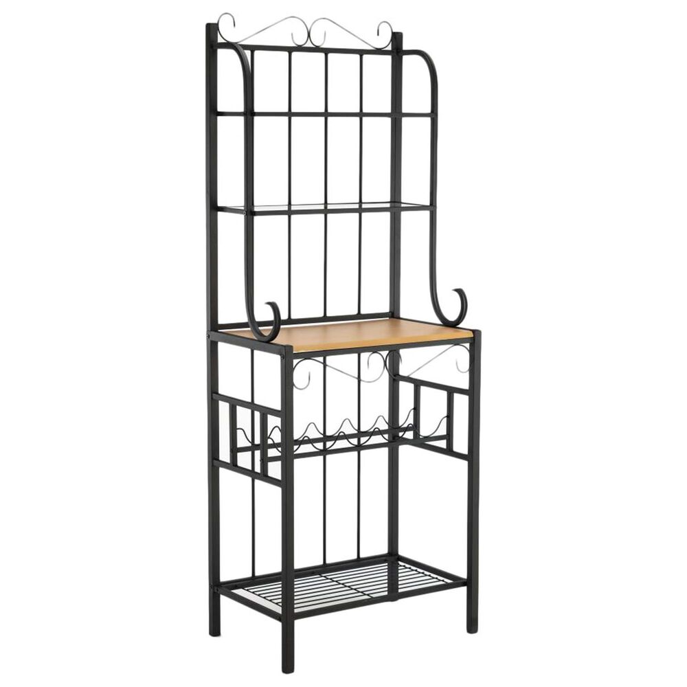 Boraam Industries Praha Baker"s Rack in Black, , large