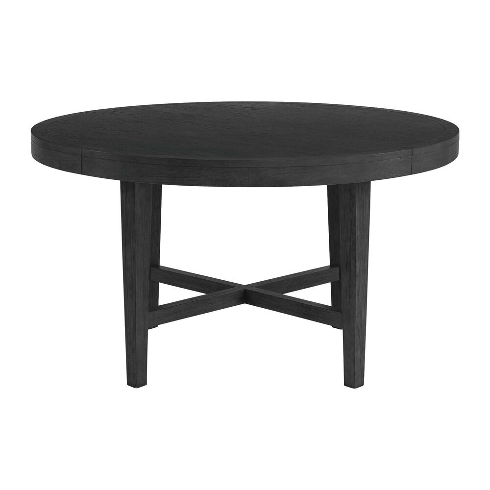Mayberry Hill Versailles Round Dining Table in Black - Table Only, , large