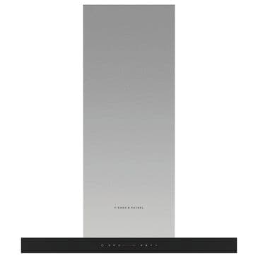 Fisher & Paykel 30" Wall Mount Box Chimney Smart Range Hood with Glass in Stainless Steel, , large