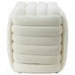 Sagebrook Home Machar 19" Knot Stool in Cream, , large