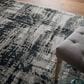 Feizy Rugs Micah 12" x 18" Black Area Rug, , large