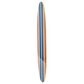 Creative Coop 65.6" x 15" Coastal Decorative Surfboard Wall Decor with Stripes Overlaid in Natural, Red and Blue, , large
