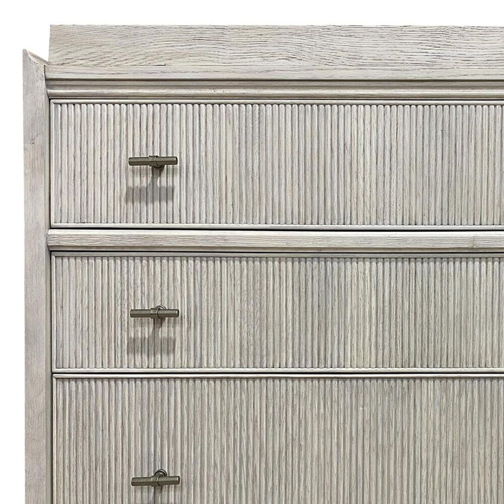 Riverside Furniture Carmella 3-Drawer Bachelor's Chest in Pebble Oak, , large