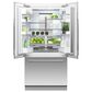 Fisher & Paykel 36" Integrated French Door Panel with 72" High in Stainless Steel, , large