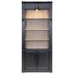 Wycliff Bay Willow Lane 94" Bookcase in Ebony Black and Natural Oak, , large