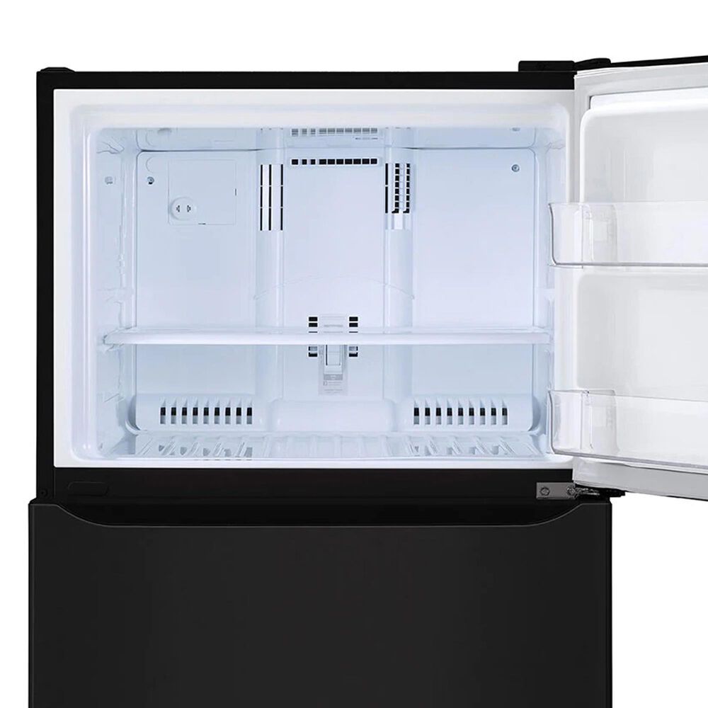 LG 20 Cu. Ft. Top Freezer Refrigerator in Smooth Black, , large