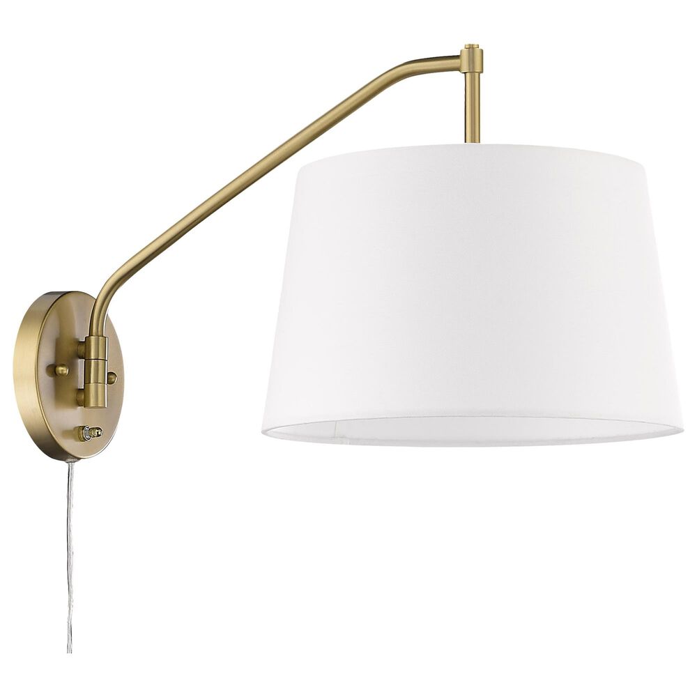 Golden Lighting Ryleigh 1-Light Articulating Wall Sconce in Brushed Champagne Bronze, , large