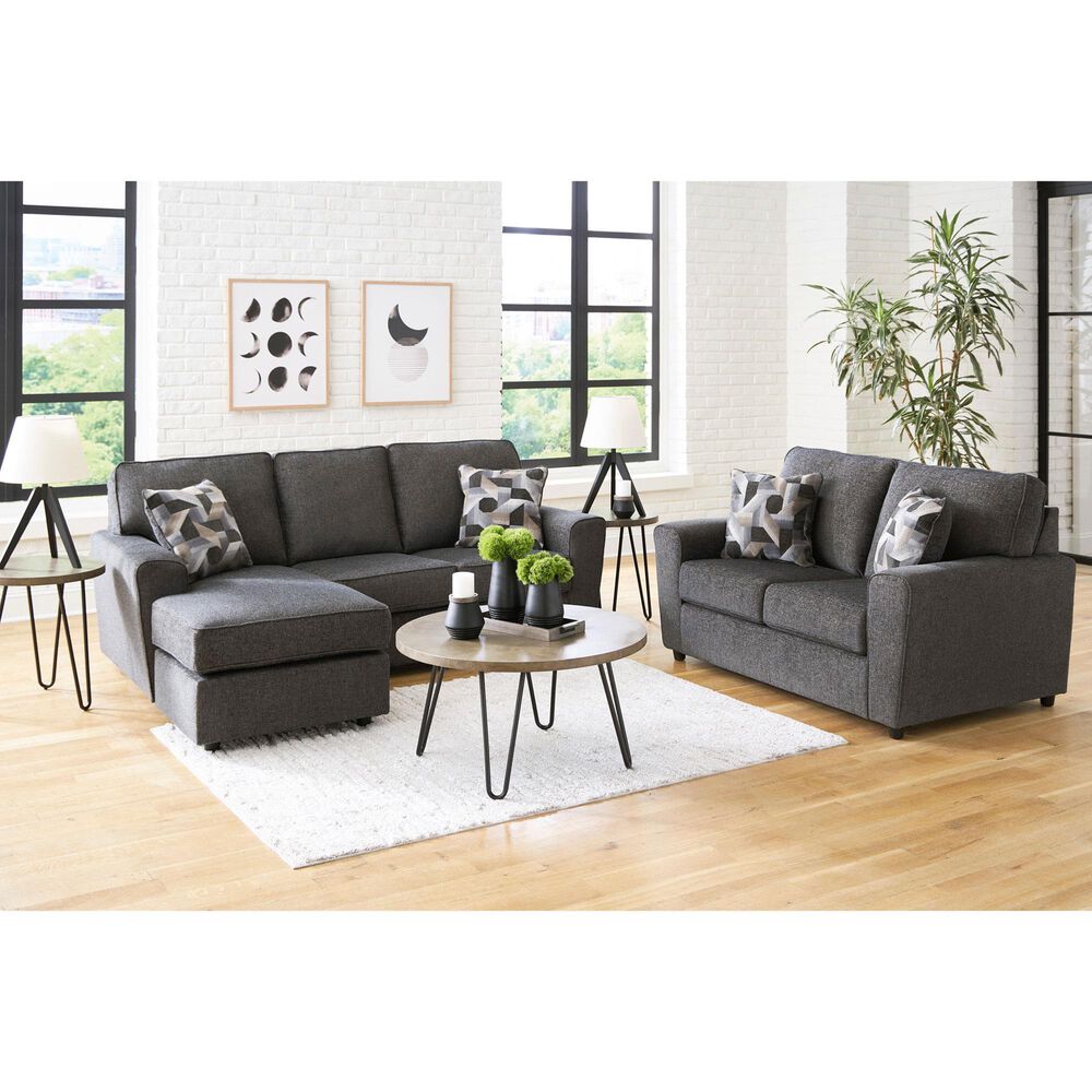 Ashley Cascilla Stationary Sofa Chaise in Slate, , large
