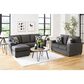 Ashley Cascilla Stationary Sofa Chaise in Slate, , large