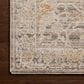 Loloi Milena Charcoal and Apricot 4" x 7"6" Area Rug, , large