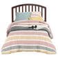 Richlands Furniture Carolina Twin Slat Headboard and Bedframe in Walnut, , large