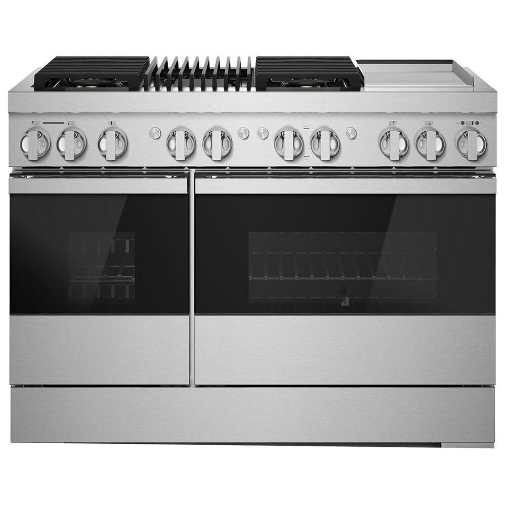 JennAir Noir 48&quot; Dual-Fuel Professional Range in Stainless Steel, , large