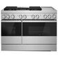 JennAir Noir 48" Dual-Fuel Professional Range in Stainless Steel, , large