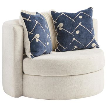 Ashley Padova Swivel Accent Chair in Ivory, , large