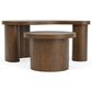 Riverside Furniture Santa Cruz 2-Piece Bunching Cocktail Table Set in Whiskey Oak, , large