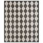 Nourison Positano Geometric Black 5" x 7" Indoor/Outdoor Area Rug, , large
