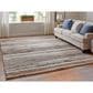 Feizy Rugs Gilmore 39MQF Ivory and Multicolor 5"3" x 8" Area Rug, , large