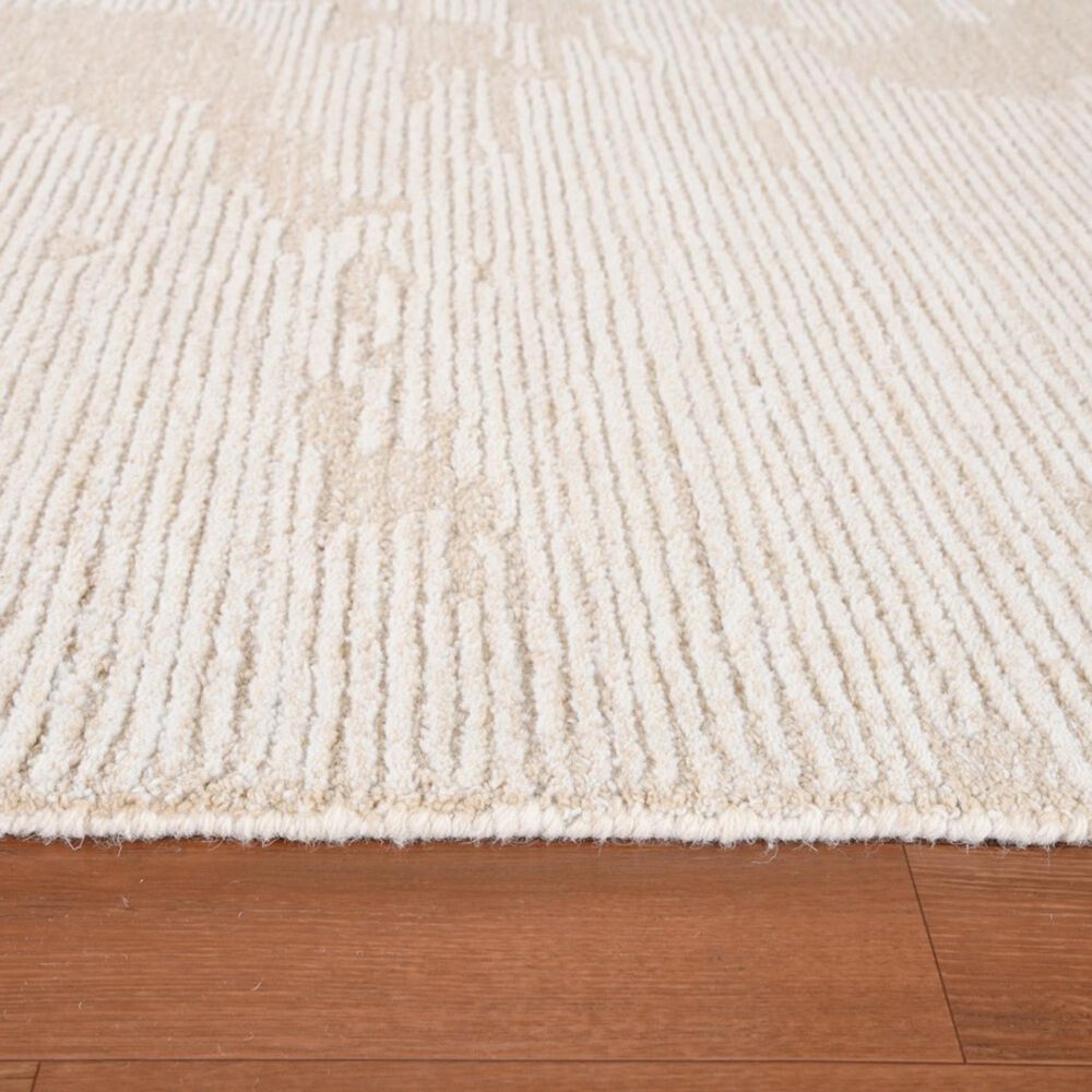 Amer Rugs Mexico Ivory and Sand 3'6" x 5'6" Area Rug, , large