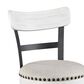 Ashley Valebeck Swivel Counter Height Stool in White and Black, , large