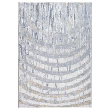 Kas Oriental Rugs Roxy Palette 6" x 9" Grey and Gold Area Rug, , large
