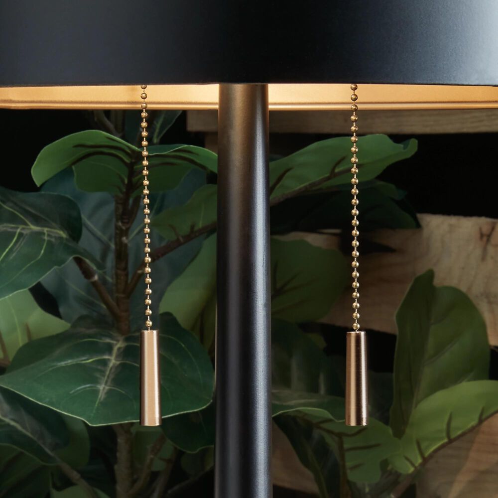 Ashley Amadell Table Lamp in Black and Gold, , large