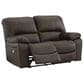 Ashley Leesworth 2-Piece Power Reclining Living Room Set in Dark Brown, , large