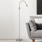 Adesso Prospect LED Floor Lamp in Brushed Steel, , large