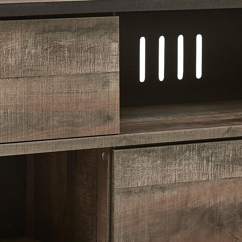 Signature Design by Ashley Trinell Large TV Stand in Brown, , large