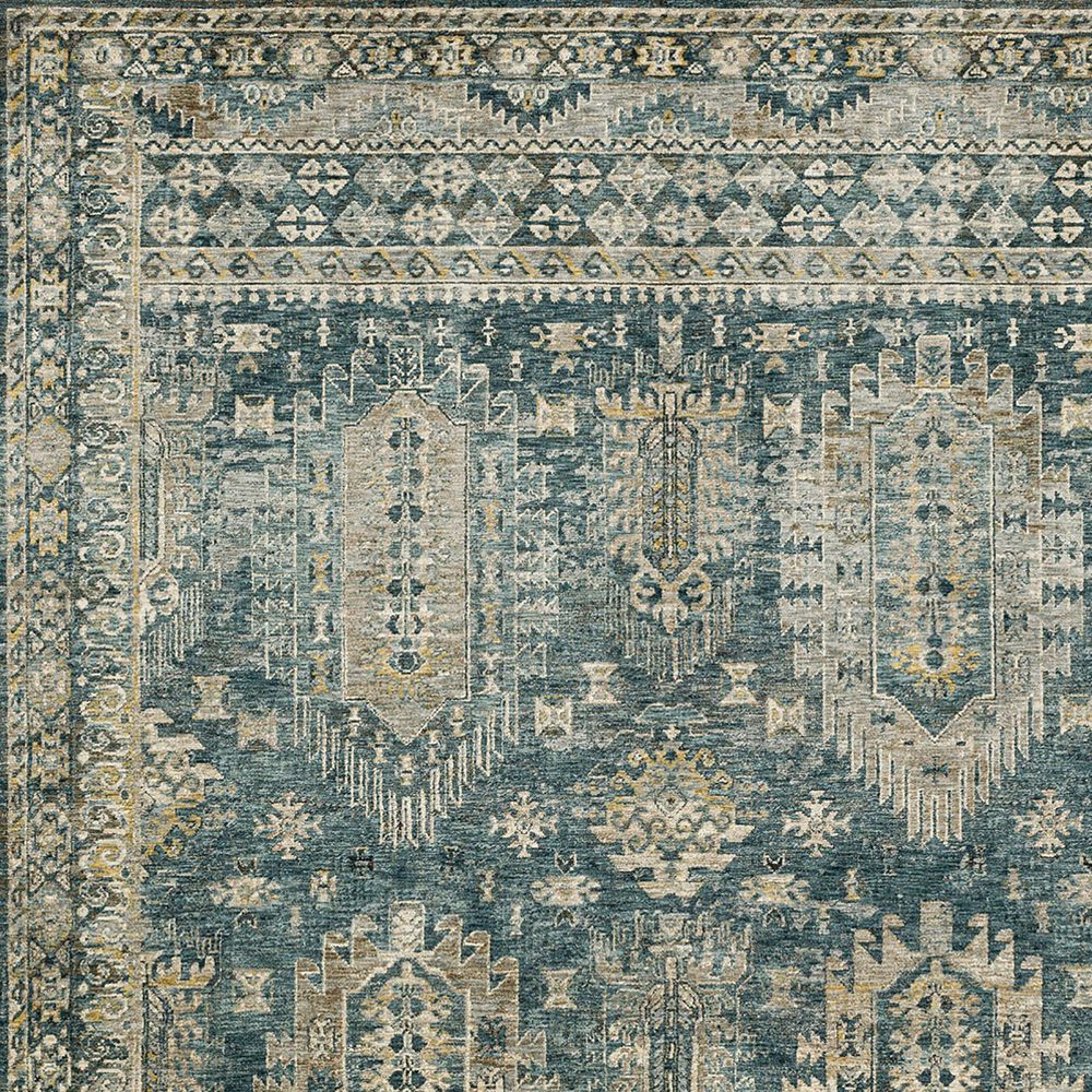 Karastan Marash 2&#39;7&quot; x 7&#39;3&quot; Blue Runner, , large