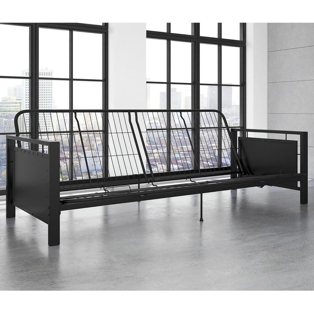 DHP Henley Futon Metal Frame in Black, , large