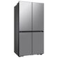 Samsung Bespoke 22.5 Cu. Ft. 4-Door French Door Refrigerator in Stainless Steel, , large